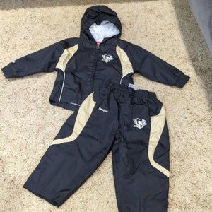 Girl's 18M 2 Piece NHL Penguins Breezer Set